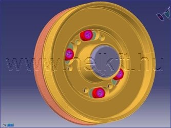 LDD pulley with damper